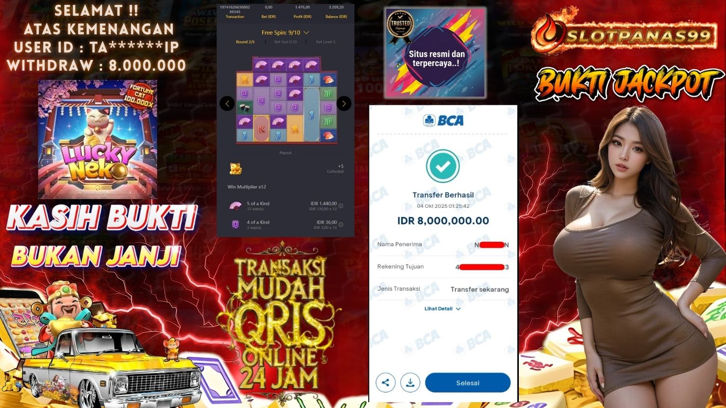 SLOTPANAS99 JACKPOT SLOT LUCKY NEKO